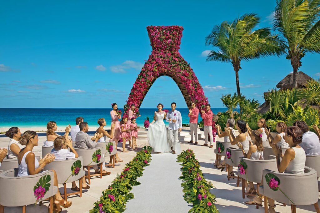 Dreams Riviera resort in Cancun: Destination Wedding