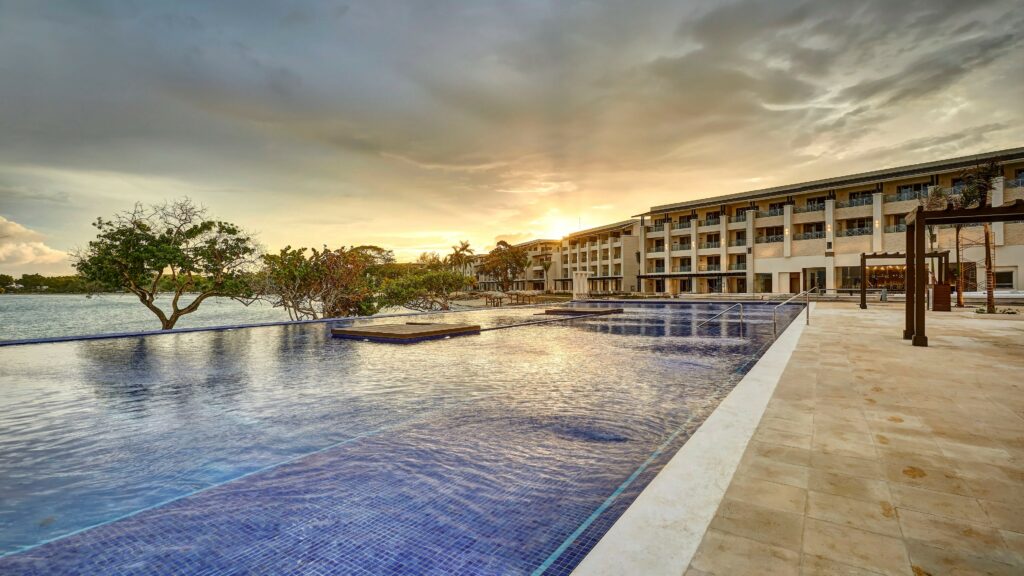 Royalton negril pool sunset