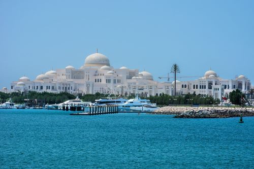 Abu Dhabi Presidential palace exterior